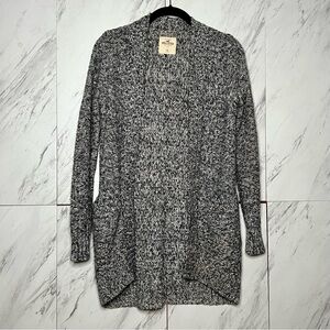 Hollister Chunky Knit Crochet Open Cardigan SZ XS